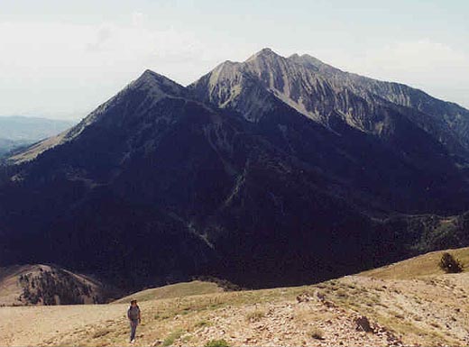 From Bald Mtn. summit looking south to Mt. Nebo