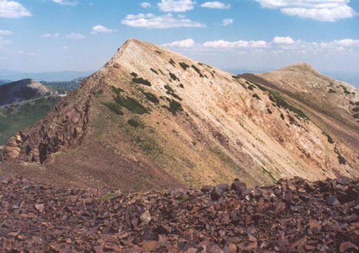 West and East American Fork Twin Peaks from Red Top Mountain