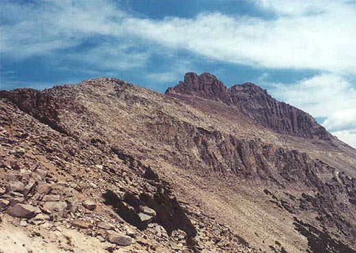 Looking towards Hayden Peak from ridge south