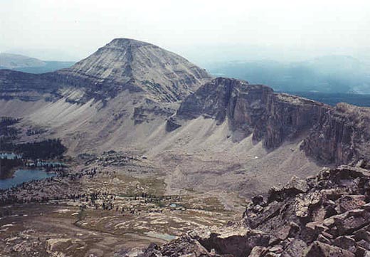 Looking south to Mt. Agassiz from Hayden summit