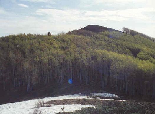 Looking east to Little Water Peak from 9,400 foot false peak