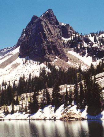 Sundial Peak above Lake Blanche